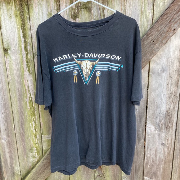 Vintage 1991 Harley Davidson Double Sided Tee - Picture 2 of 4